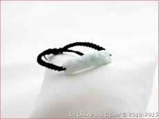 Bracelet en jade fleur