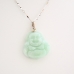 Pendentif Bouddha en jade vert